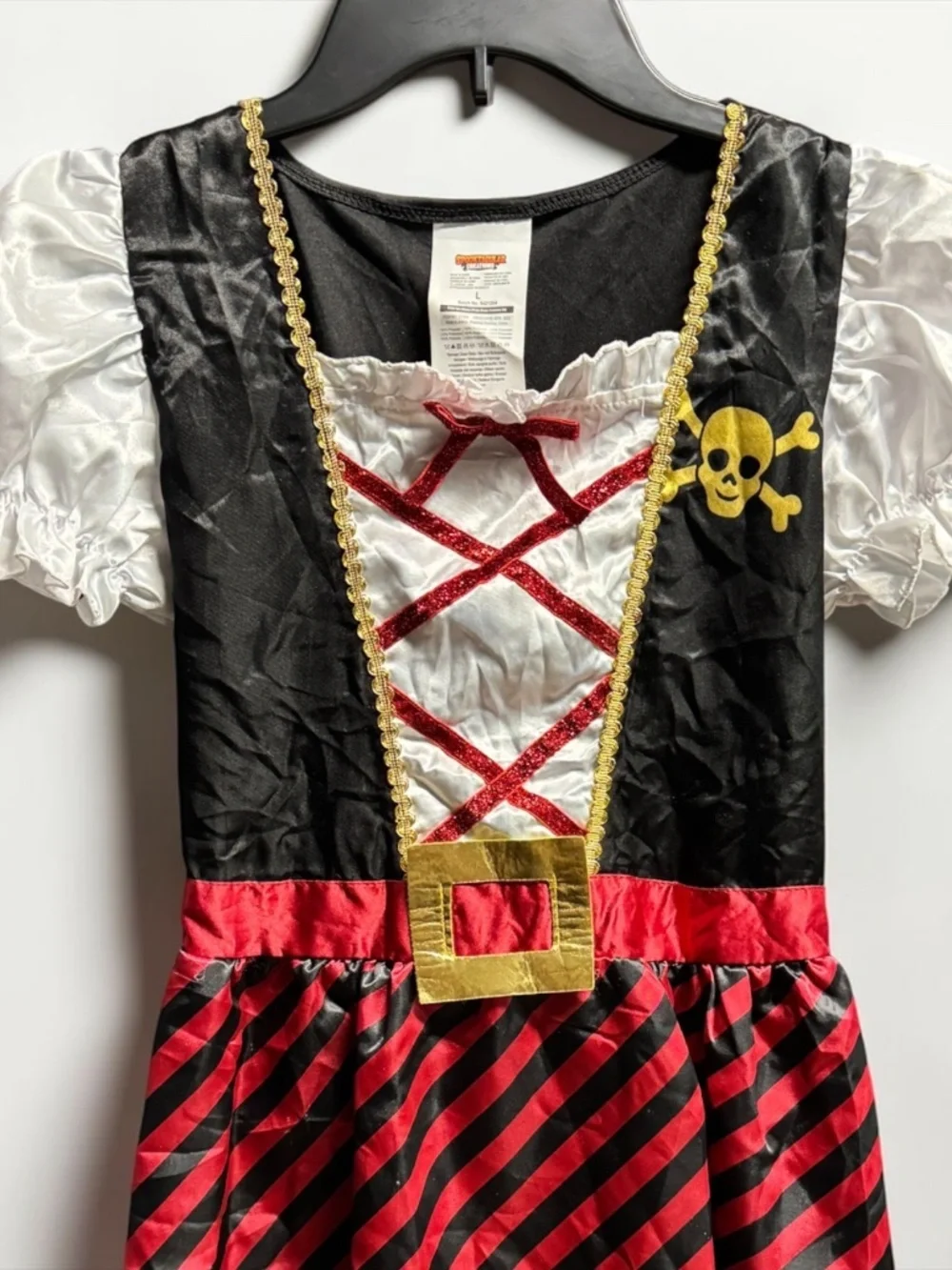 NWOT Girls Pirate Princess Halloween Costume Set Large